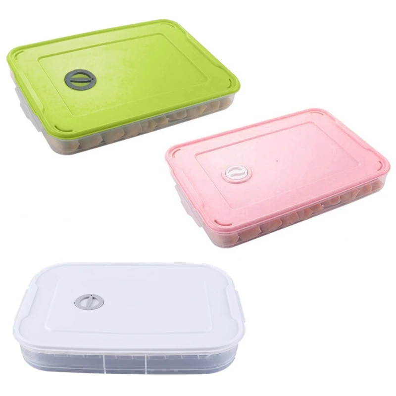 

Flat Plastic Box for Kitchen Refrigerator Organization Transparent Food Storage Container for Kitchen Fridge Freezer Holder
