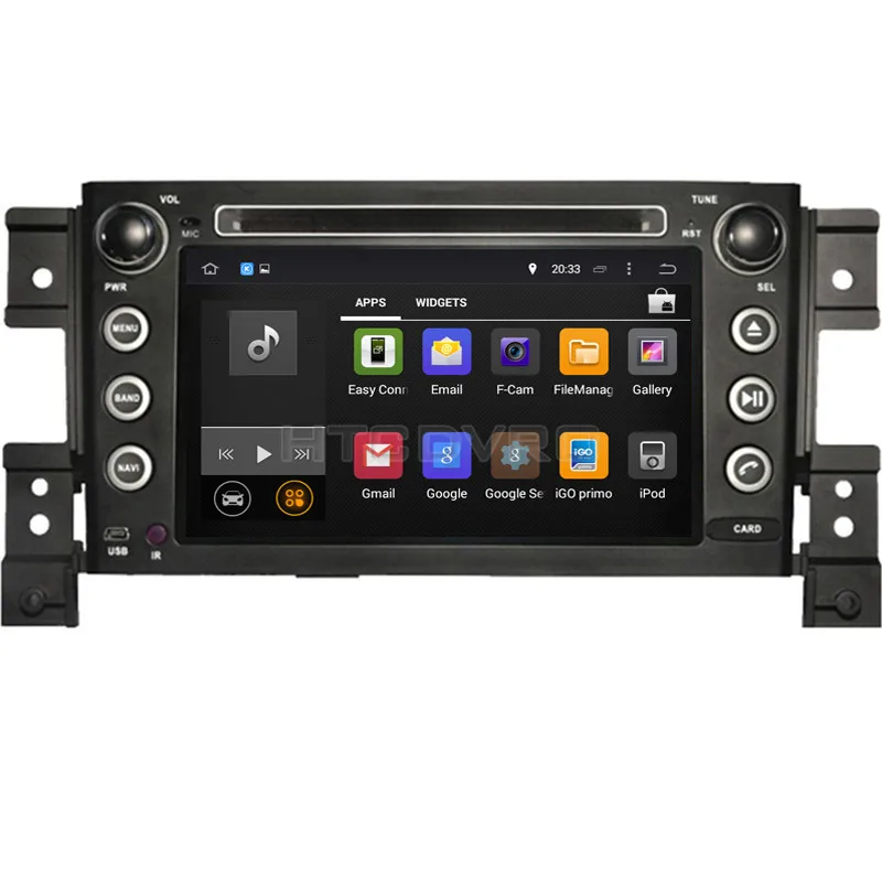 YMODVHT 7 дюймов 4G Восьмиядерный Android 9 0 1 автомобильный dvd плеер для Suzuki Grand Vitara 2005 2014GPS