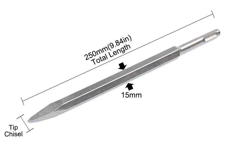 

25/40/50mm Chrome Vanadium Steel Electric Hammer Drill Bits Conical Chisel Gouges For Shoveling Cement Wall Brick Wall Rock