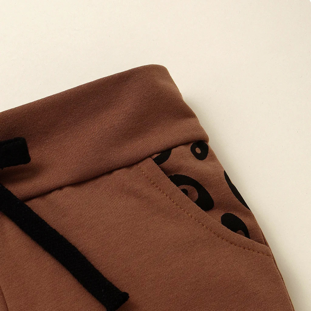 Футболка для маленьких девочек и мальчиков с леопардовым принтом свитер пальто