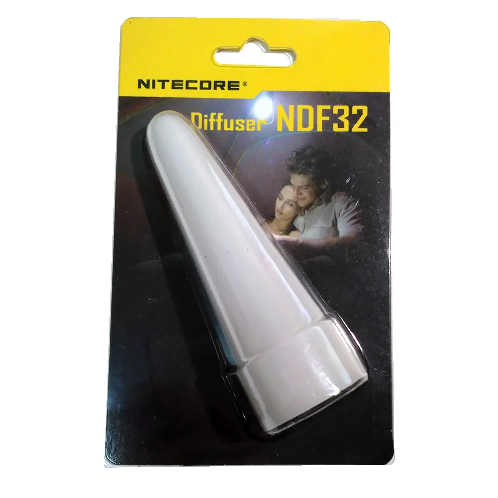 Topsale NITECORE NDF32mm полупрозрачный белый диффузор конус дорожного движения палочка наконечник Lanterna лампа фонарик аксессуары MH20GT P20UV R25