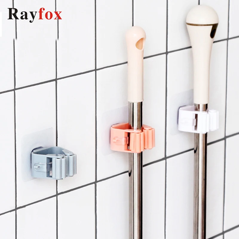 Кухонные принадлежности гаджет швабра с настенным креплением органайзер для метлы инструменты для удержания селфи-палка для ванной комнаты садовая стойка для хранения зонтик вверх крючки