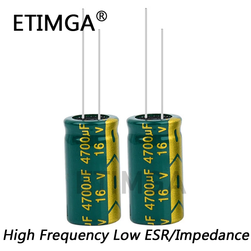 20 шт./лот 4700uf16V низкий ESR/сопротивление высокочастотный алюминиевый