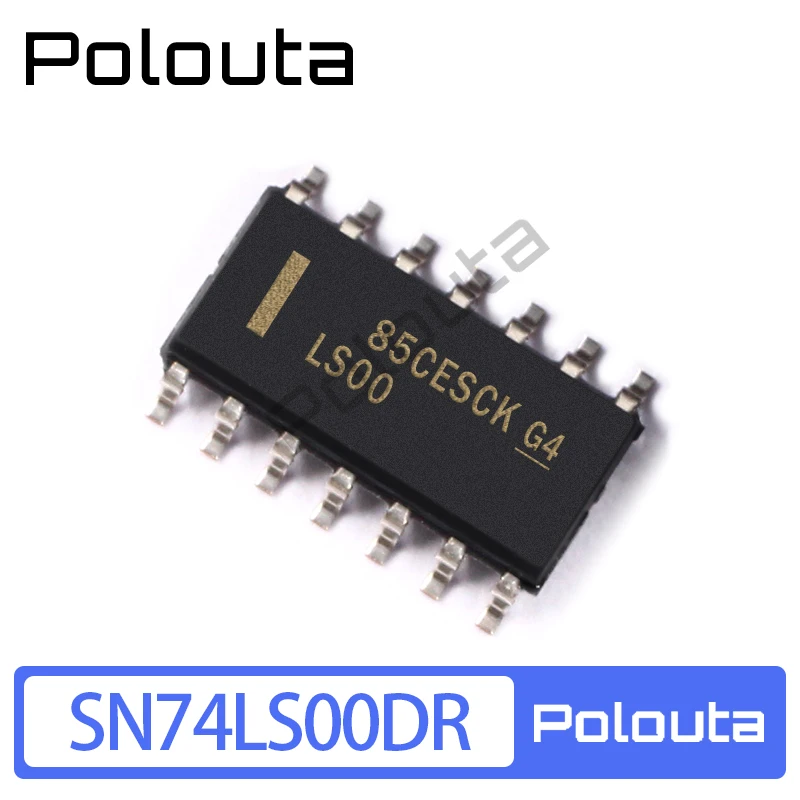 

10 Pcs Polouta SN74LS00DR SOP14 SMD 3.9MM Grid And Inverter Chip Electric Acoustic Components Arduino Nano Integrated Circuit