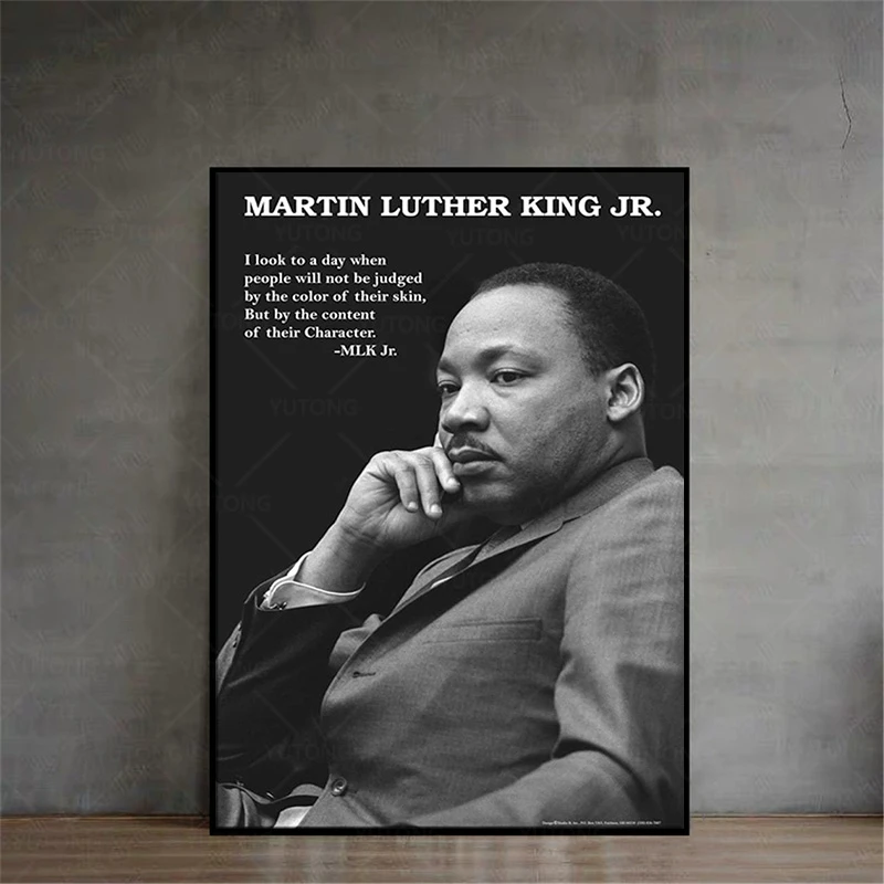 Постер и печать на холсте с изображением героев Martin Luther King Jr. |