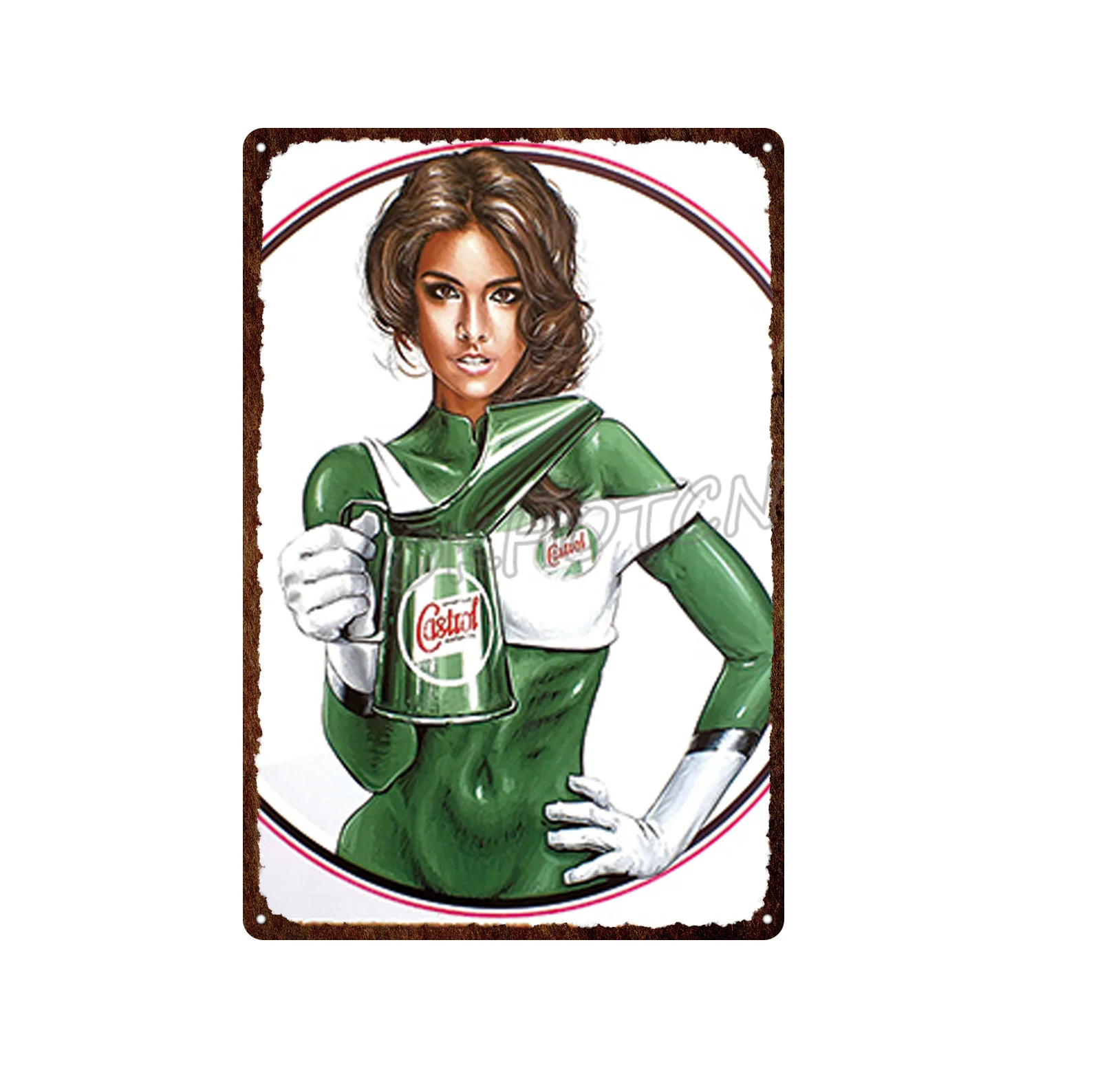 

Animals Tin Painting Decoration Tiger Tortoise Bar Club Decoration Painting American Style Metal Letter Tire Wall Painting