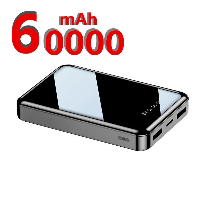 Mini Power Bank 60000mAh USB Charging Portable Charger External Battery Pack For Xiaomi mi 8 iPhone 11 pro Samsung S8 Poverbank | Мобильные
