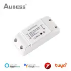 Умный выключатель света Tuya Zigbee 3,0, 10 А, релейный таймер, дистанционное управление через приложение, совместим с голосовым управлением Smart Life, Alexa, Google Home