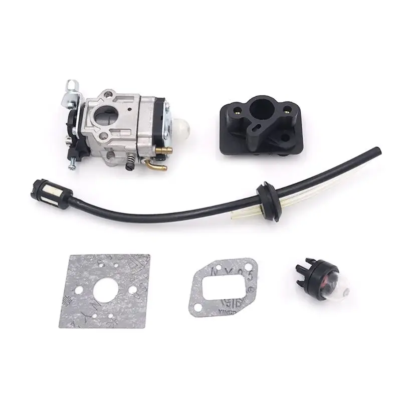 

Carburetor Base Connector Intake Manifold Fuel Hose 43cc 52cc 40-5 BC430 CG430 CG520 1E40F-5 44F-5 Motor Brush Cutter P9YB