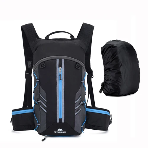 Blue NEWBOLER велосипедная сумка 10L, рюкзак для велоспорта, дышащий сверхлегкий горный велосипед, водонепроницаемая сумка для альпинизма, Пешие прогулки гидратация, водонепроницаемый рюкзак - Цвет: Blue
