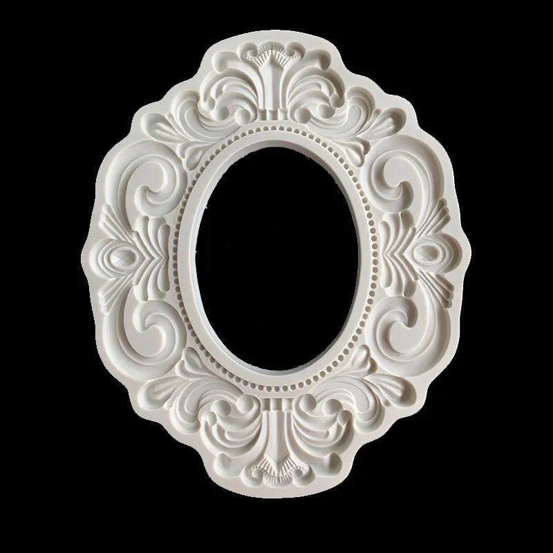 

Large Photo Frame Fondant Cake Silicone Mold 17-202