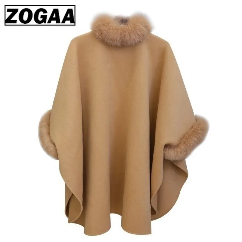 

Faux Fur Coat Women Fashion Winter Spring Fur Collar Long Flare Sleeve Coats Female Furry Leather Overcoat Plus Size Long Coat