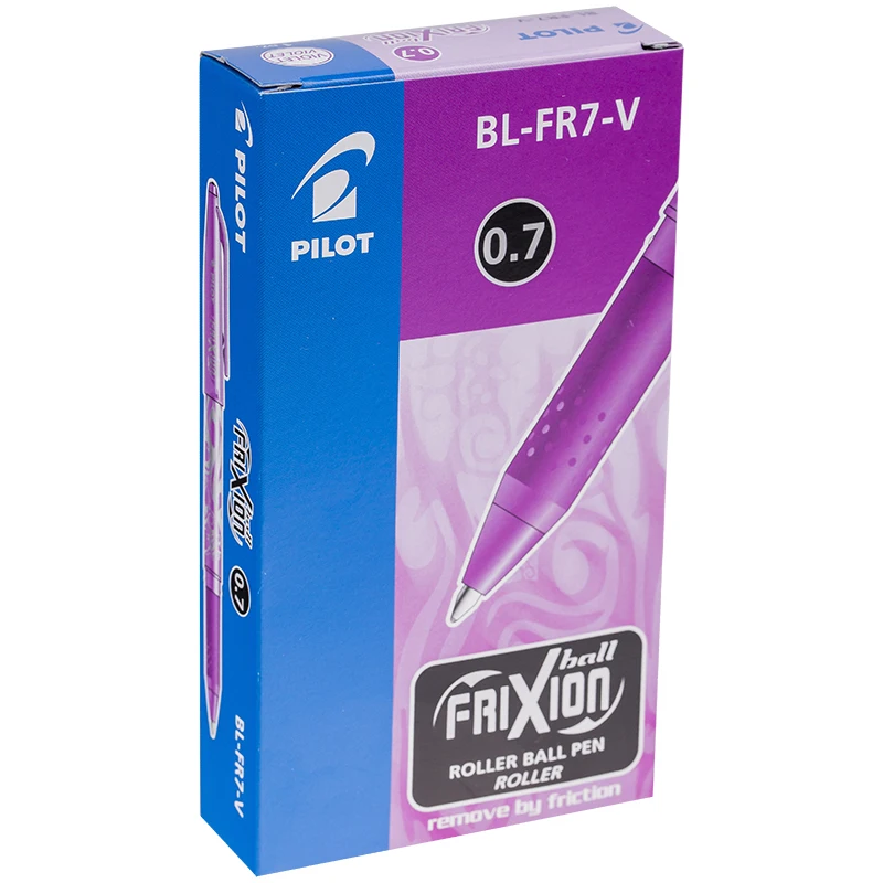 Gel Pen erasable &quotFriXion&quot purple 0 7mm | Канцтовары для офиса и дома