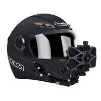 Phone Holder Motorcycle Helmet Chin Mounts Curved Adhesive Mount 360 Degree Rotary Cycling Mount for iPhone huawei xiaomi