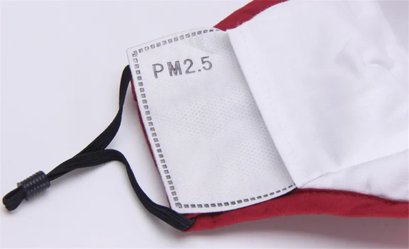 PM2.5 хлопковая противопылевая маска для рта с фильтром из активированного угля