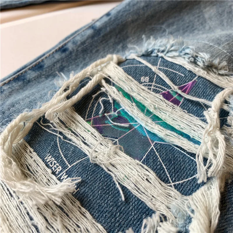 Женские брюки облегающие тонкие джинсы с шарфом Осень-зима 2019 | Женская одежда