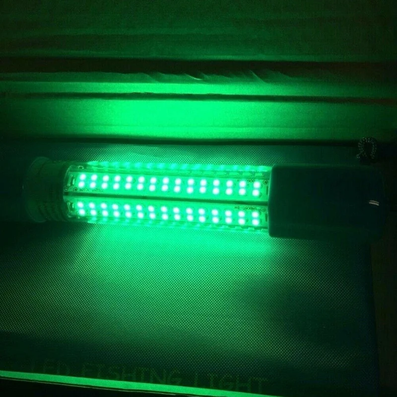 

Boat Yachts 12V LED Underwater Submersible Fishing Light Night Boat Attract Fish Lamp Green Light