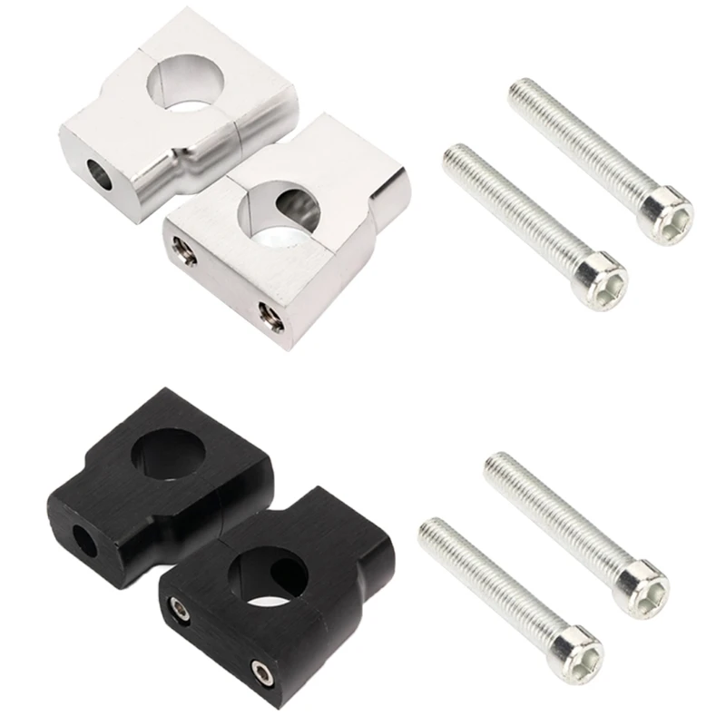 

2021 New Universal 7/8" 22mm Motorcycle HandleBar Mount Clamp Riser Aluminum Alloy Handle Bar Risers Clamps