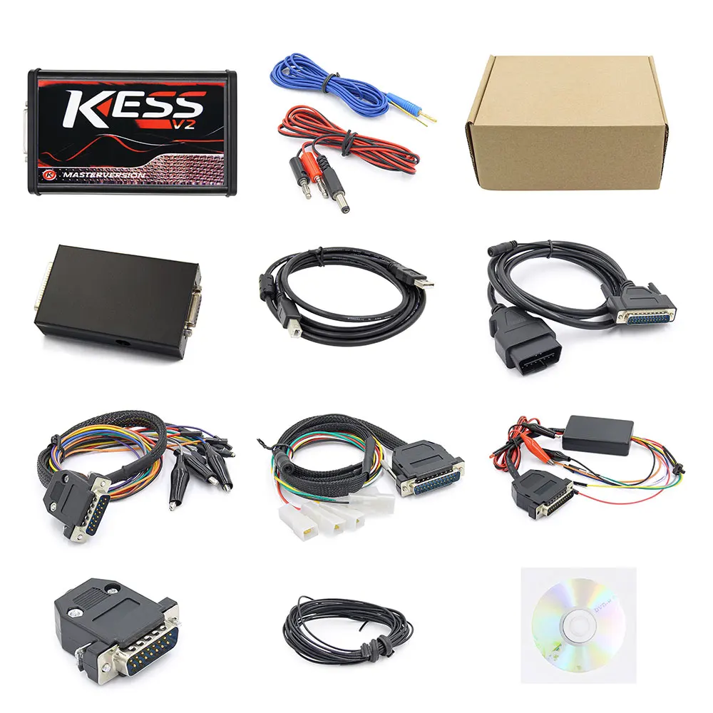 ЕС красный pcb KESS V2 мастер V5.017 V2.47 разблокирована программатор системного блока управления V2.25 KTAG V7.020 V2.23 программатор BDM 100 BDM100 obd2 сканер