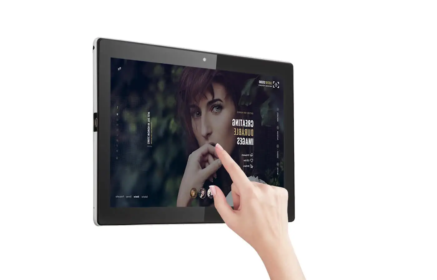 

Smart home wall mount 10 inch RJ45 POE tablet digital sigange remote controls