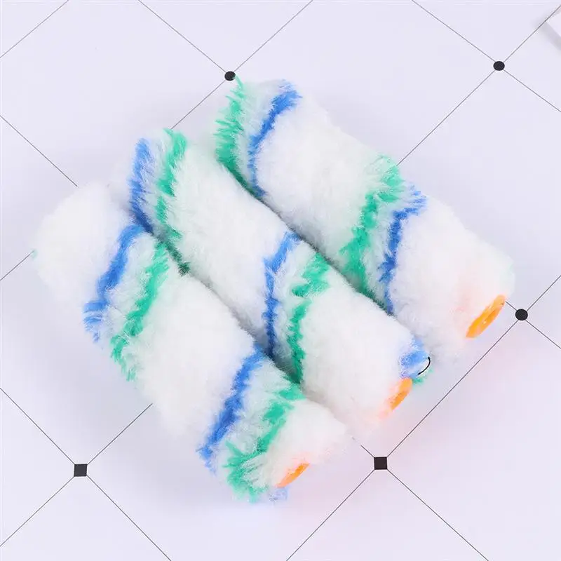 24 шт краски ролики покрывает полиэстер ролик рукав покрытие декораторы щетка