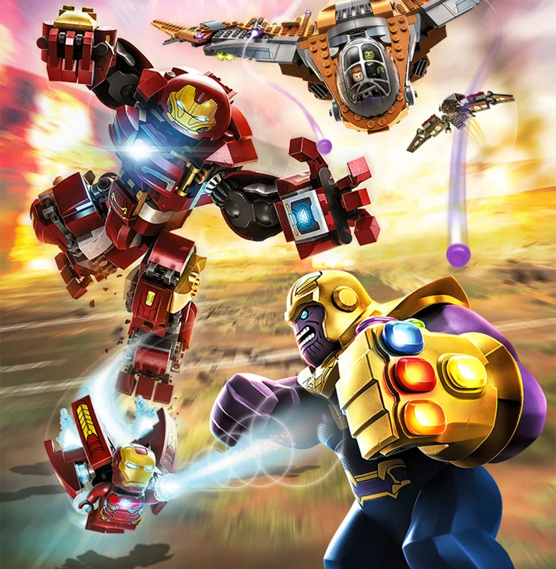 Enlighten Совместимость Ironman халкбастер Marvel Мстители Бесконечность война 76104