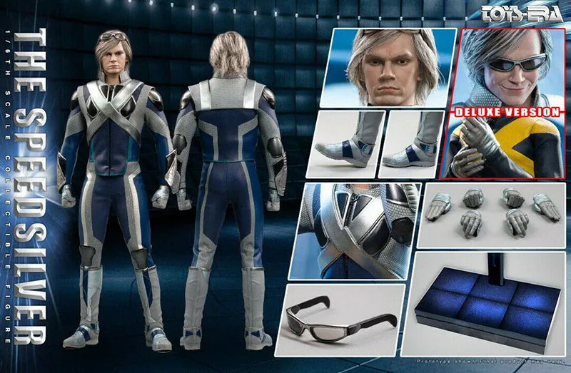 

TOYS ERA 1/6 Speedsilver Evan Peters Model with Ultimate Combat Suit TE032 12'' Male Action Figure Full Set Toys for Collection