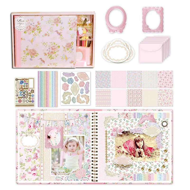 Eno фотоальбом в стиле ретро с цветочным рисунком | Дом и сад