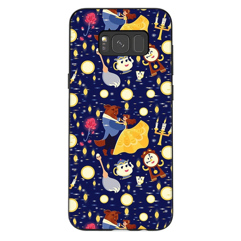 Чехол для телефона samsung J6 A70 A60 A50 A40 A20 A30 A10 A7 A6 A5 A3 A8 A9 чехол Красавица и Чудовище