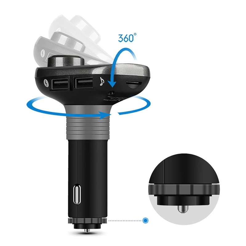 Беспроводной Bluetooth Автомобильный fm передатчик модулятор mp3 плеер с 2 Usb