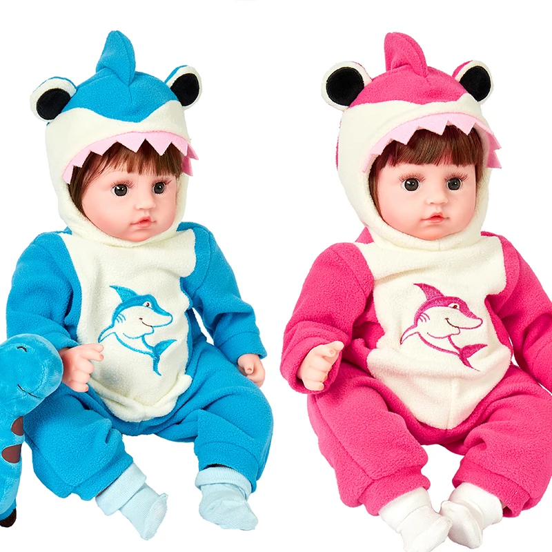JINGXIN PRINSES 45cm Reborn Doll Toddler Soft Silicone Viny Limbs Princess Lifelike Bebe Girl Lovely Birthday Gift Play House | Игрушки и