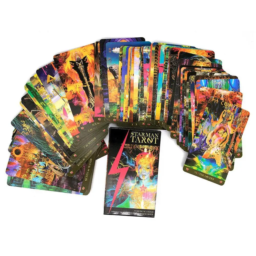 78 шт. настольные игры Starman Tarot Card Deck Davide De Angelis с нетерпением ожидаемый набор Таро PDF