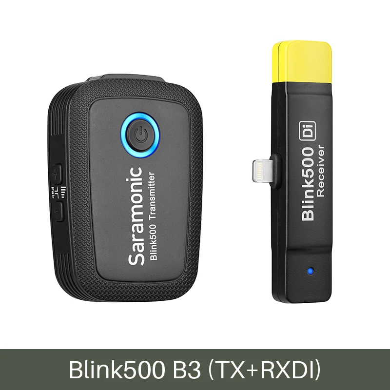 B3 Saramonic Blink500 беспроводной Студийный конденсаторный микрофон петличный нагрудный микрофон для интервью для iPhone Android телефона DSLR камеры - Цвет: B3
