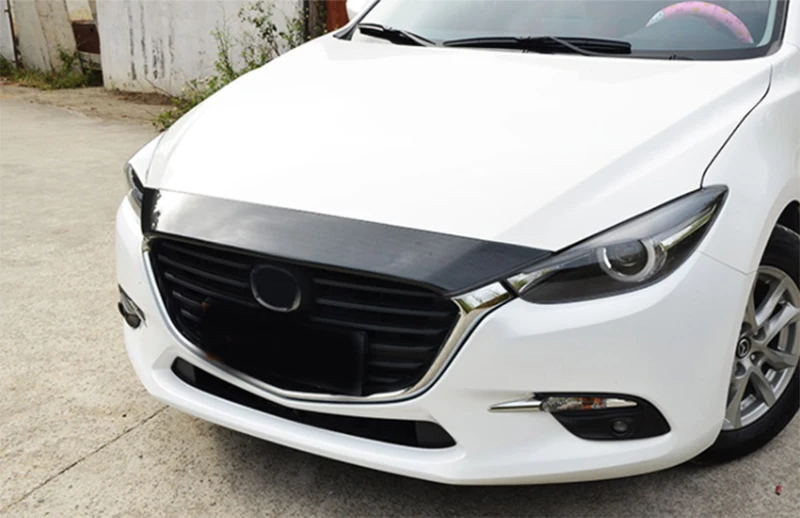 Передняя решетка радиатора для Mazda 3 M3 Axela 2017-2019 крышка двигателя отделка щитки