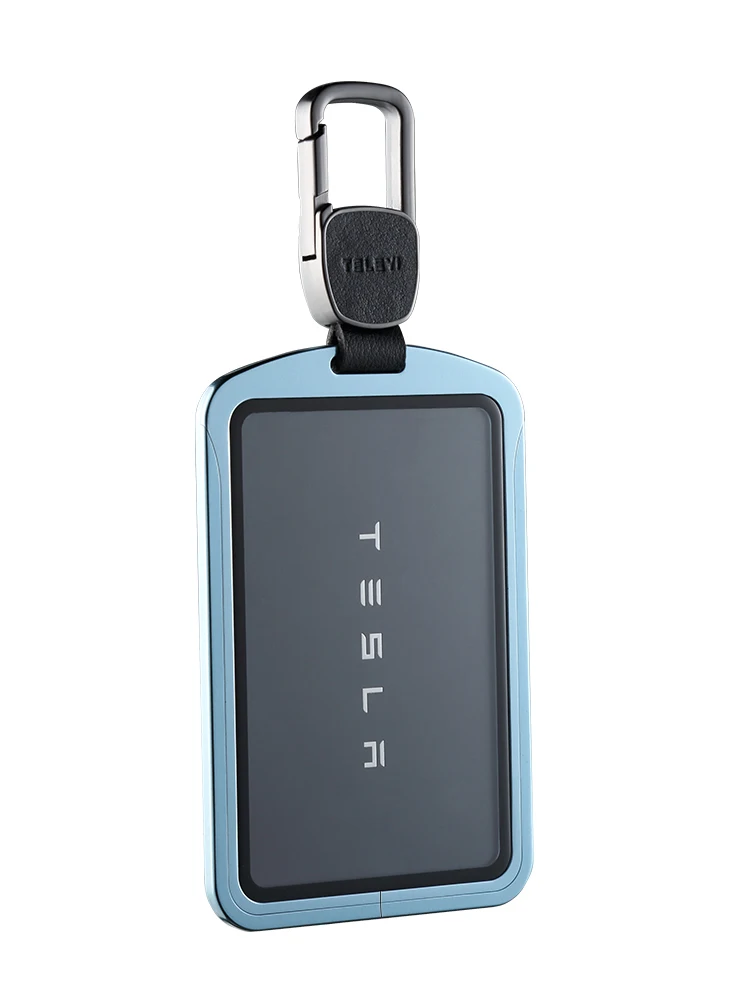 Аксессуары для Tesla MODEL 3 2021 кожаный чехол автомобильного ключа 1 шт. ремень