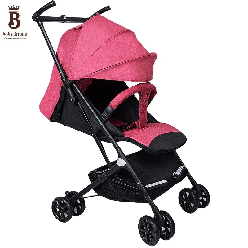 Легкая портативная коляска для новорожденных складная дорожная детская с одним