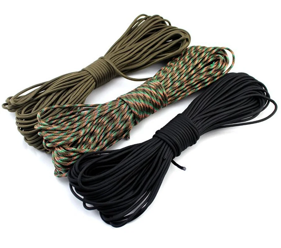 

10M/20M/31M Outdoor Emergency Rope 7 Stand Cores Paracord Outdoor Equipment Binding Life-saving Escape Tool Nylon Camping Rope