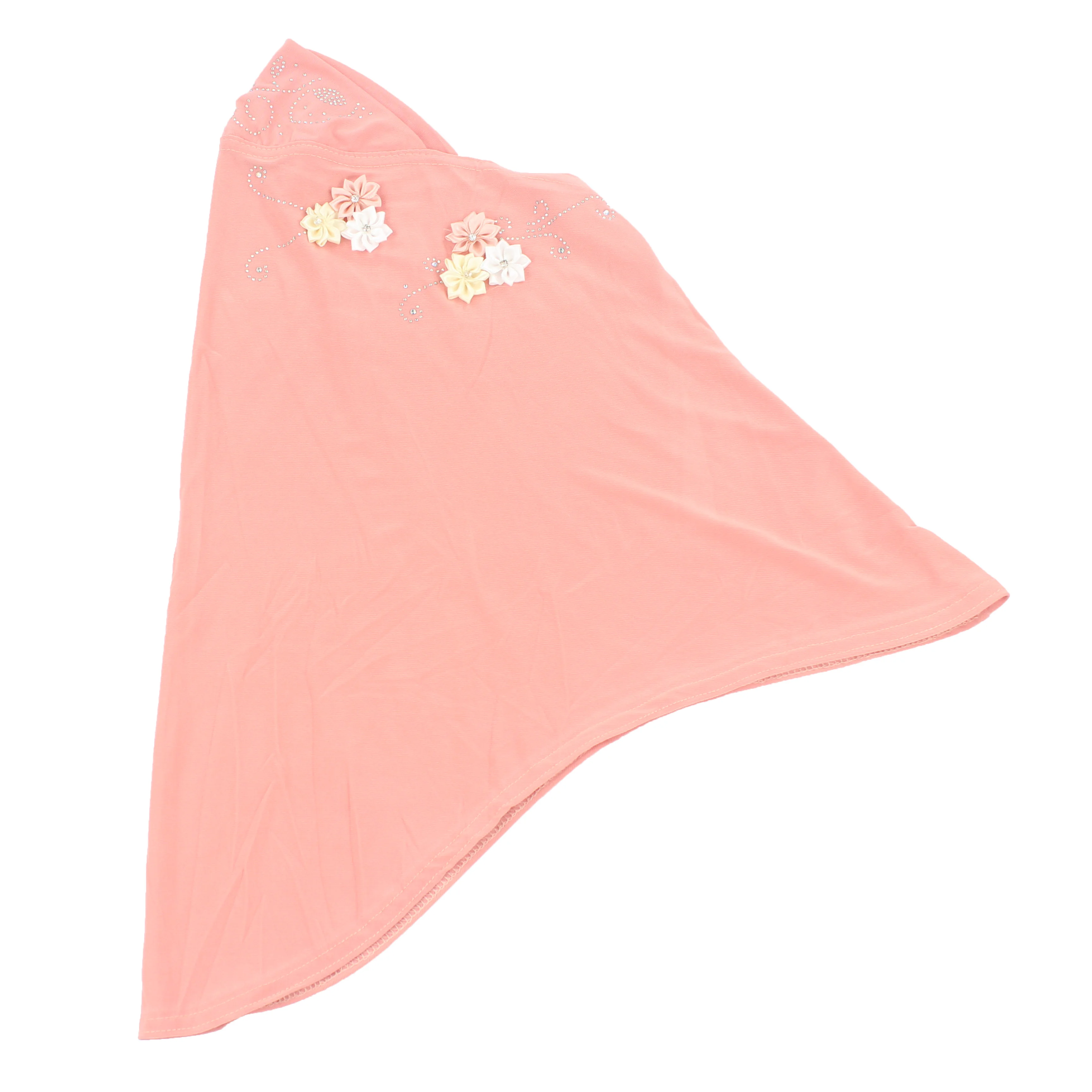Мусульманский хиджаб для детей мусульманский шарф шаль с 6 красивыми цветами и