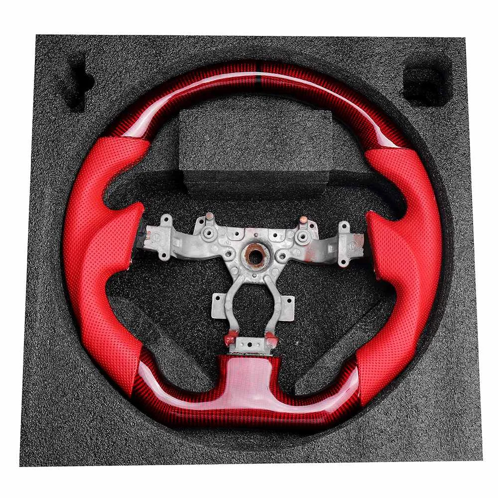 

For Nissan GTR 2009-2015 Car Steering Wheels Leather And Real Carbon Fiber Steering Wheel For GTR 2009-2015 Car Accessories