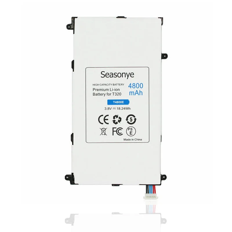 Seasonye 1x4800 мА/ч T4800E запасная батарея для Samsung Galaxy Tab Tablet Pro 8 4 дюймов &quotT320 T321 T325 SM T320