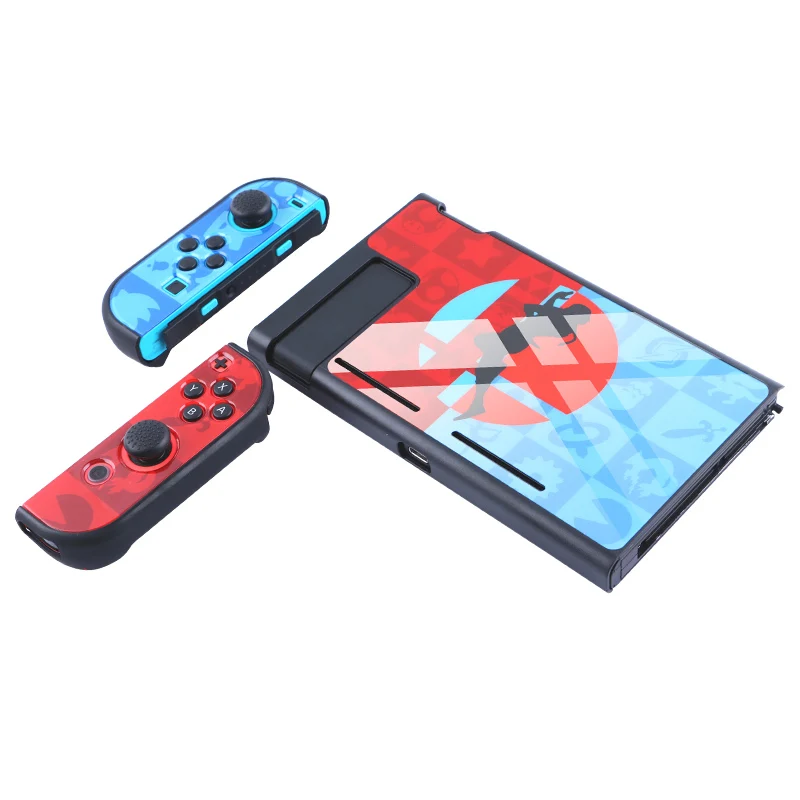 Прозрачный защитный чехол жесткий с красочным рисунком в твердом переплете