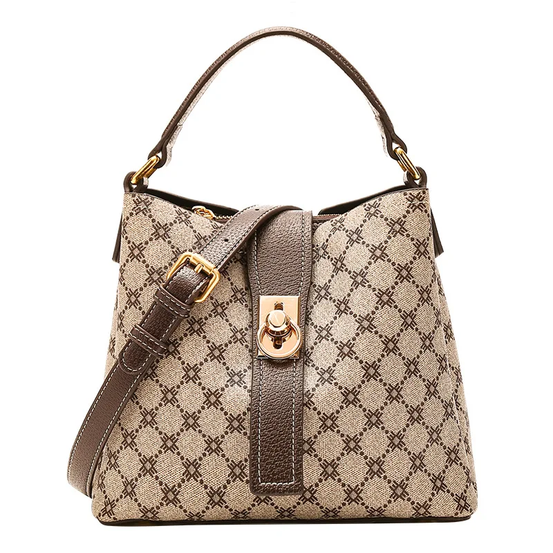 

Genuine Leather Women Buckets 2021 New Fashion All Match Crossbody Bag Ladies Fashionel Purses and Handbags Channels Handbags Gg