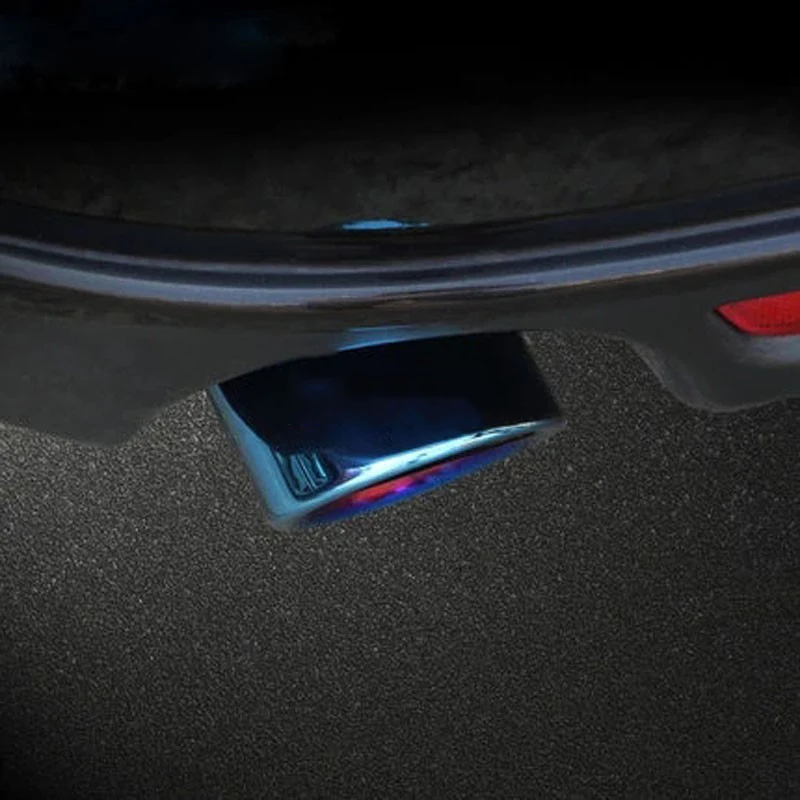 Автомобильный Стайлинг Ti черный цвет глушитель выхлопной трубы наконечник 2017 2018