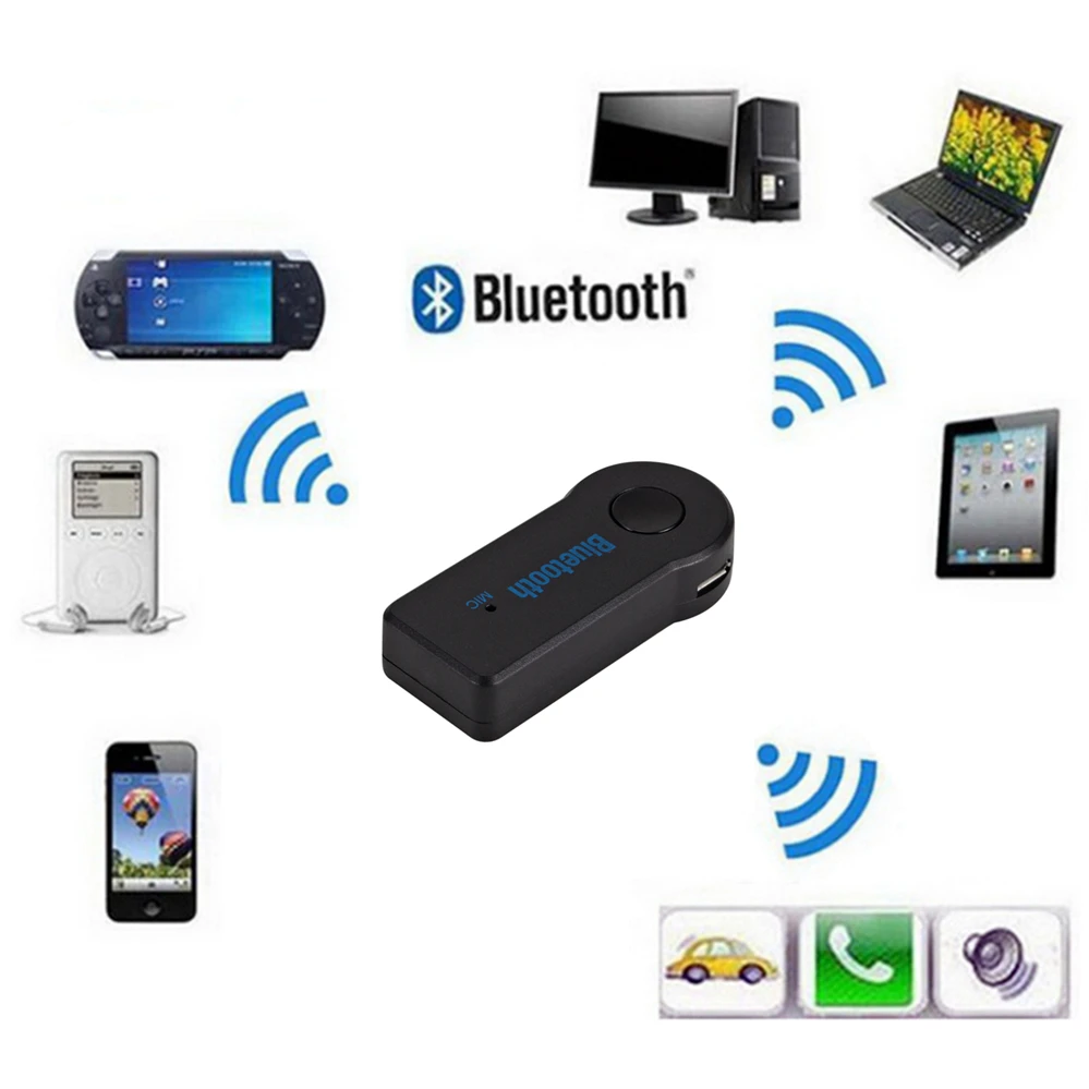 PzzPss 2 в 1 беспроводной приемник Bluetooth 5 0 адаптер передатчика 3 мм разъем для