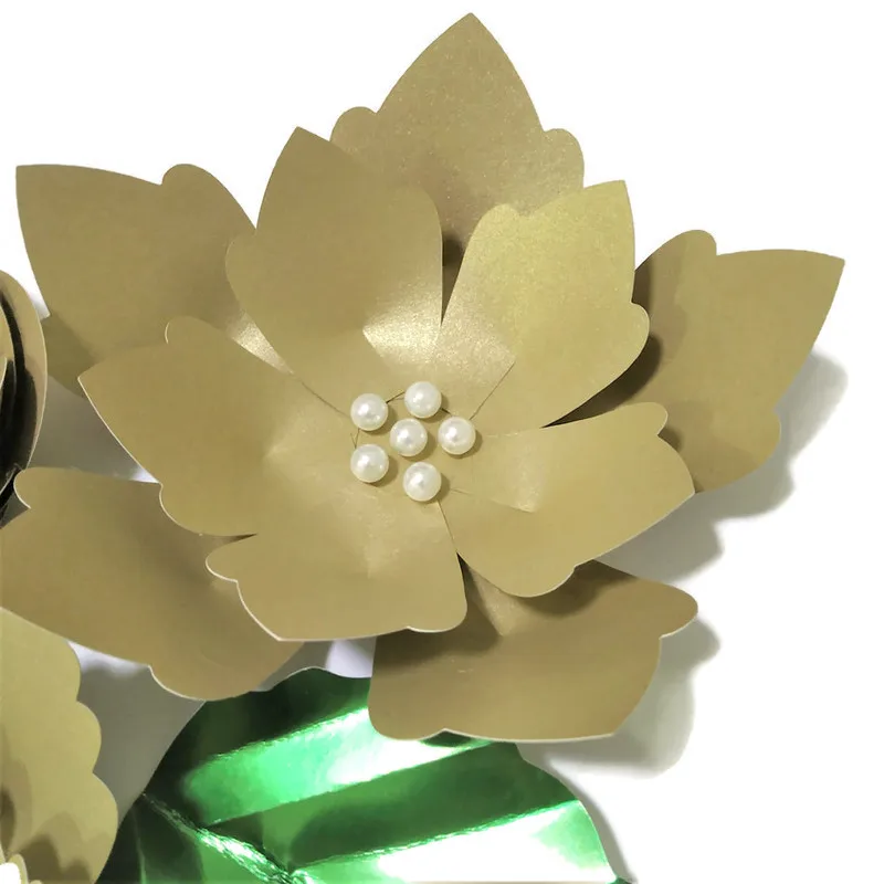 Набор золотых и розовых листьев ручной работы сделай сам | Дом сад