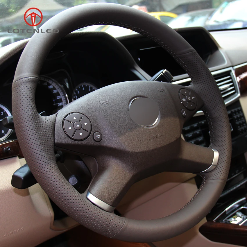 LQTENLEO черная искусственная кожа ручная фотосессия для Mercedes-Benz E-Class W212 E200 E260 E250 E300
