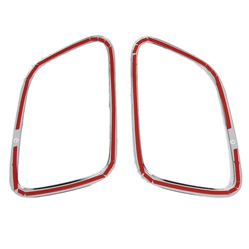 

2 Pair Car Accessories: 1 Pair Rear Tail Light Lamp Cover Trim Brake Light & 1 Pair Front Headlight Lamp Sticker Cover