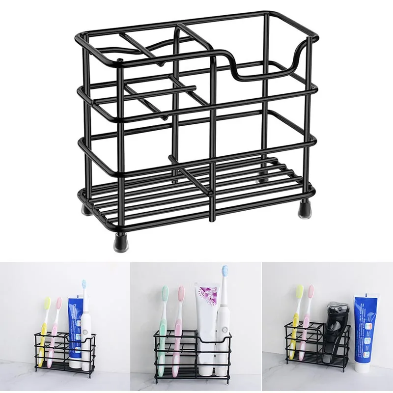 

Держатель для зубной щетки HANW88, устойчивый к ржавчине и скольжению, прочная конструкция из нержавеющей стали, не собирается, аксессуары для ...