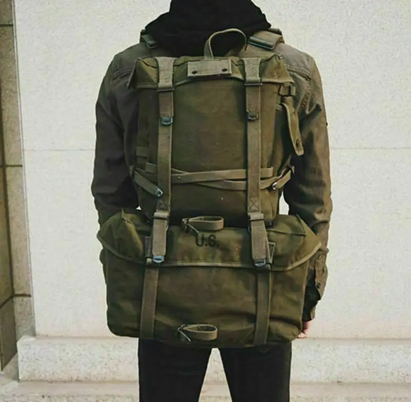 Вьетнамская война USMC армия США Солдат M45 полевой боевой рюкзак комбинация