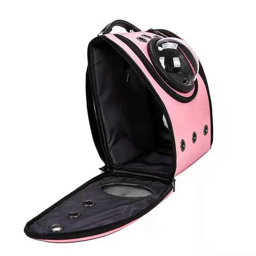 Сумка переноска для кошек и собак прозрачный рюкзак астронавтов из